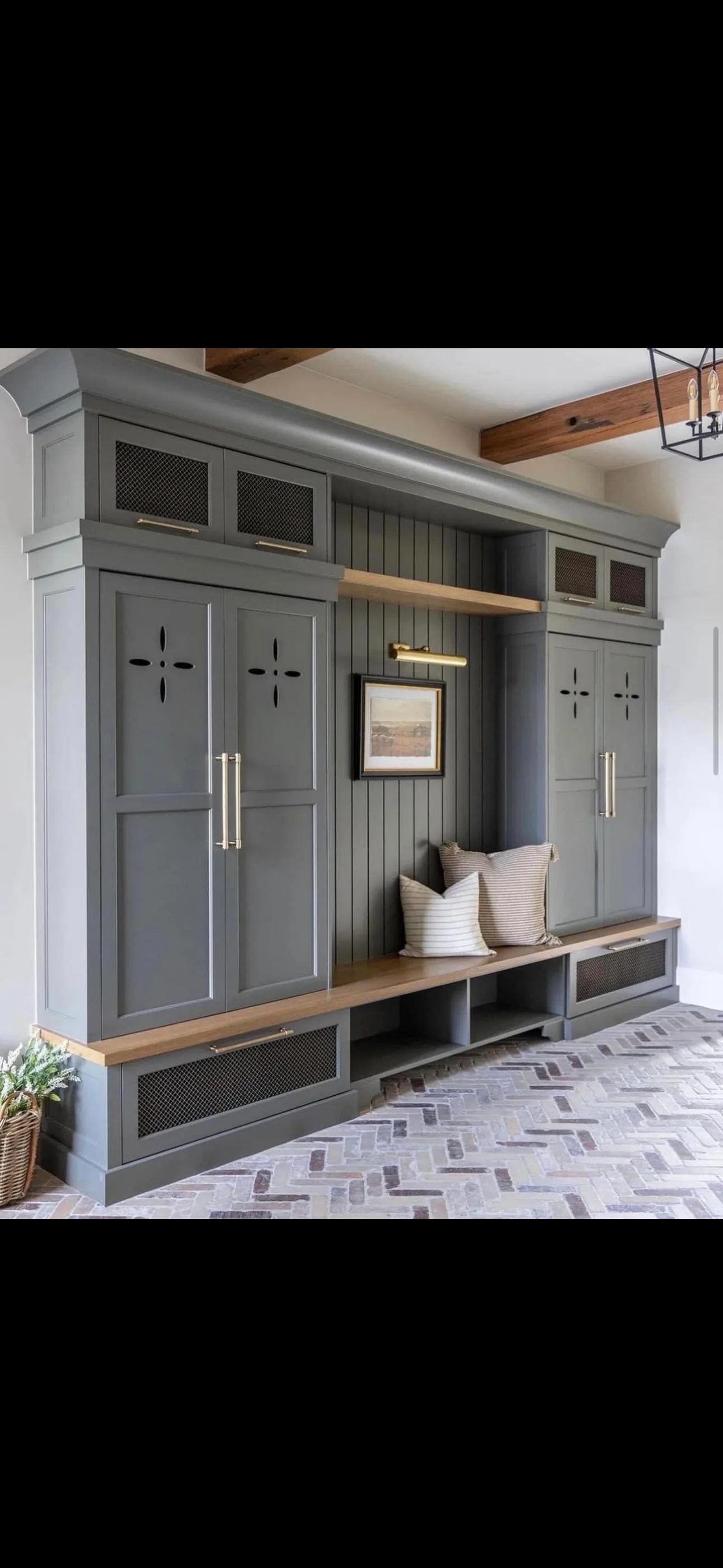 Close-up detail of custom cabinetry craftsmanship