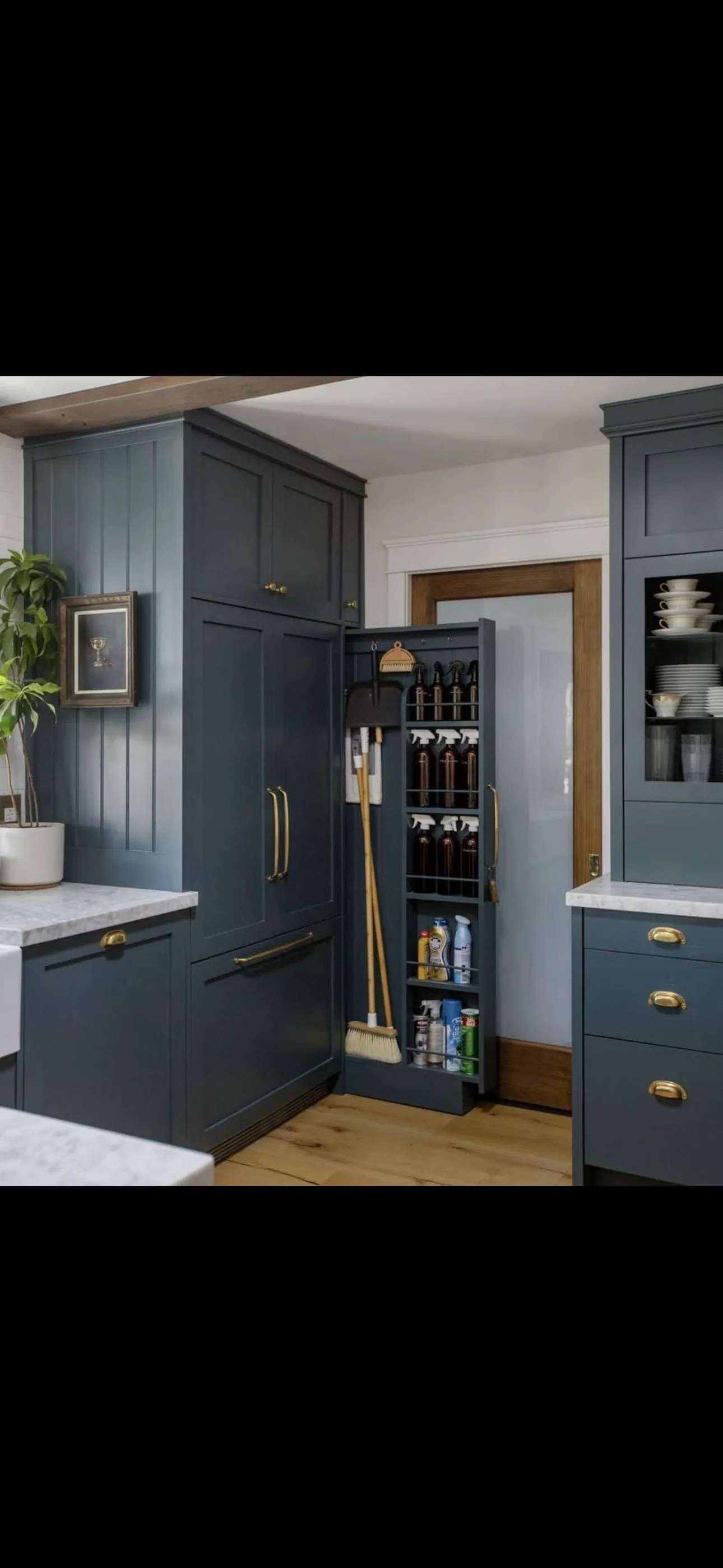 Detailed custom millwork and fitted cabinetry