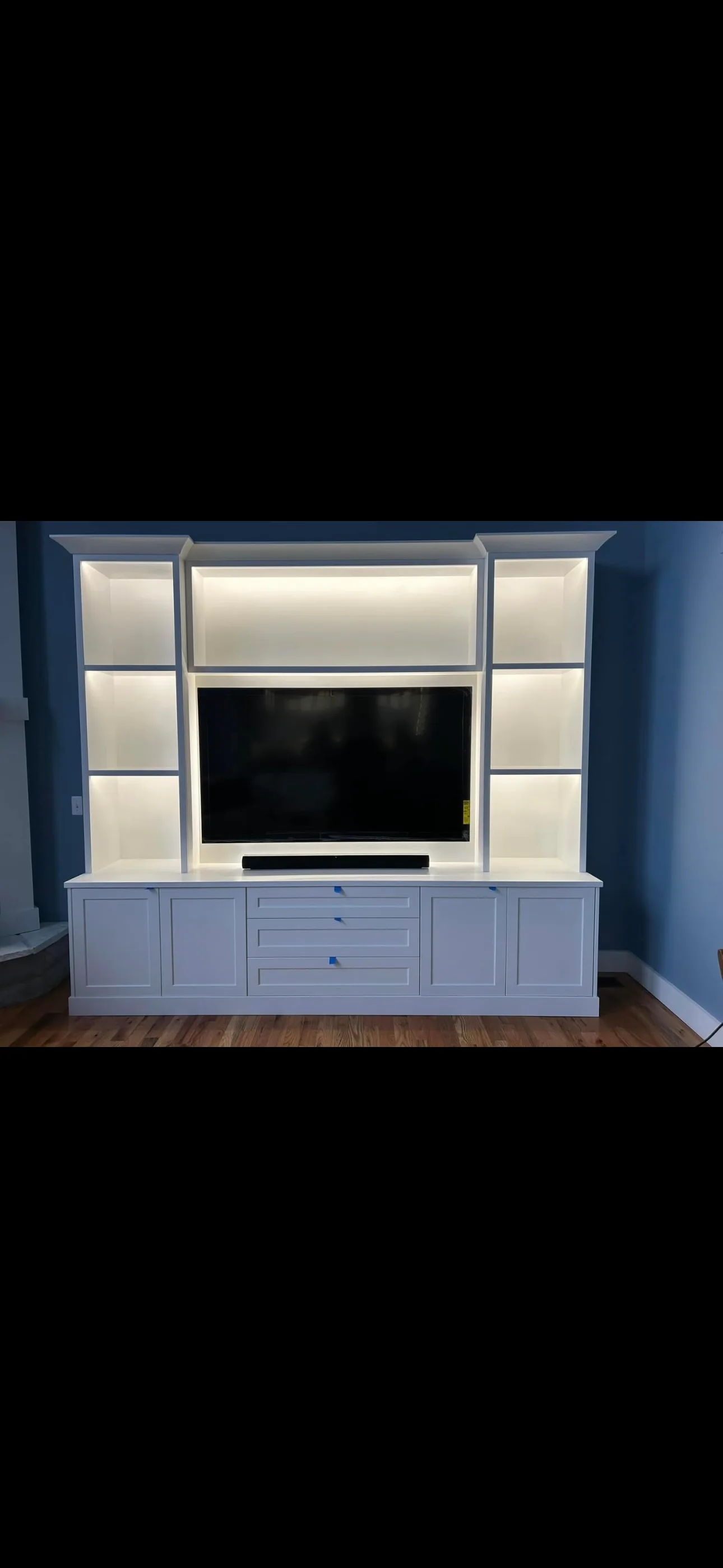 Refined custom cabinet interiors with tailored storage